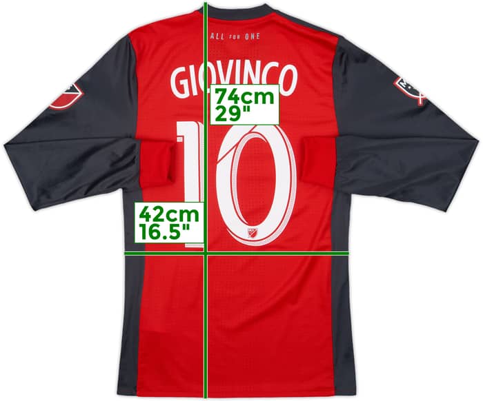 2017 Toronto FC Authentic Home L/S Shirt Giovinco #10 - 9/10 - (S)
