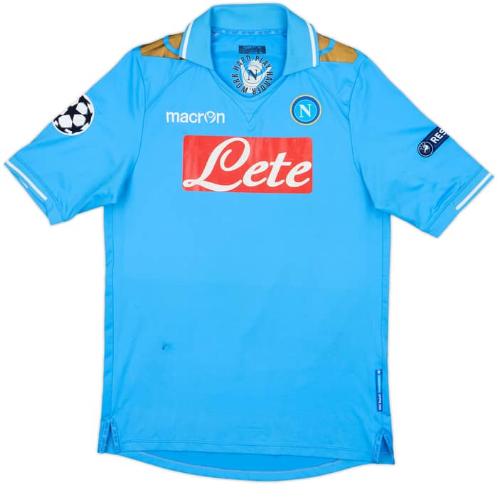 2011-12 Napoli Home Shirt Cavani #7 - 6/10 - (L)