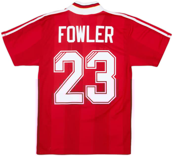 1995-96 Liverpool Home Shirt Fowler #23 - 6/10 - (S)