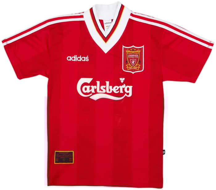 1995-96 Liverpool Home Shirt Fowler #23 - 6/10 - (S)