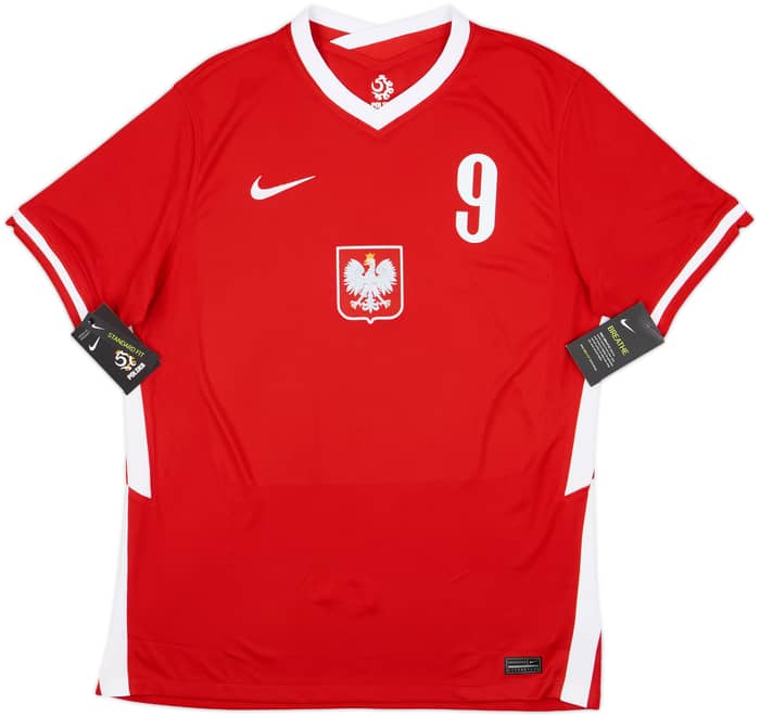 Camiseta de visitante de Polonia 2020-21 Lewandowski #9 (L)