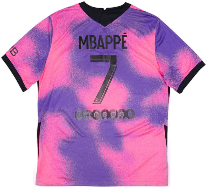 2020-21 Paris Saint-Germain Fourth Shirt Mbappe #7 - 9/10 - (L)