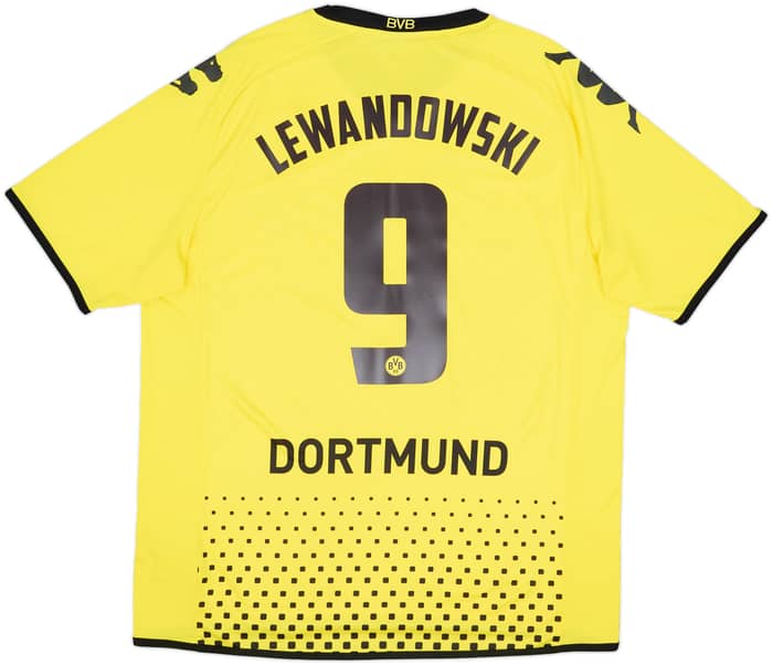 2011-12 Borussia Dortmund Home Shirt Lewandowksi #9 - 8/10 - (XXL)