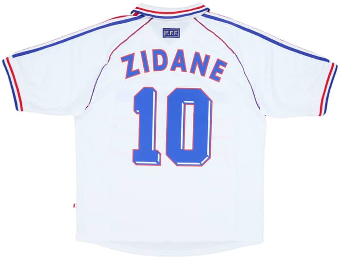 1998 France Away Shirt Zidane #10 - 8/10 - (XL)
