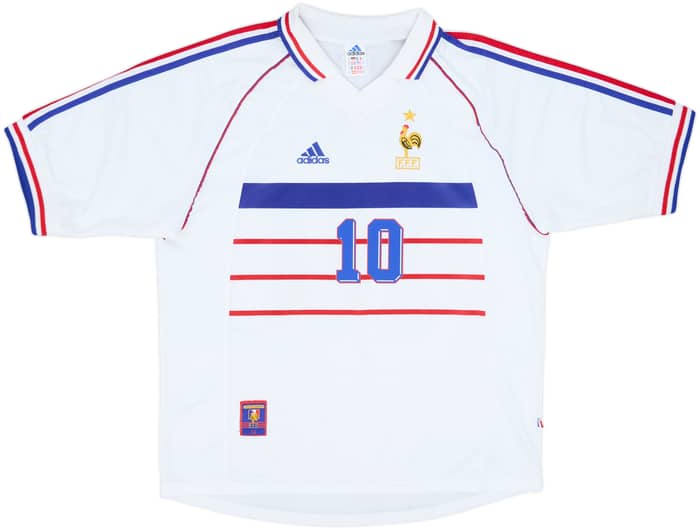 1998 France Away Shirt Zidane #10 - 8/10 - (XL)