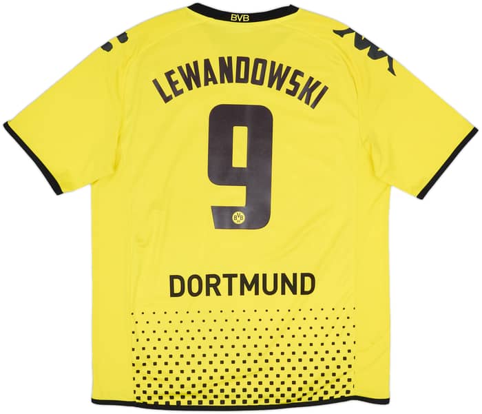 2011-12 Borussia Dortmund Home Shirt Lewandowksi #9 - 9/10 - (XXL)