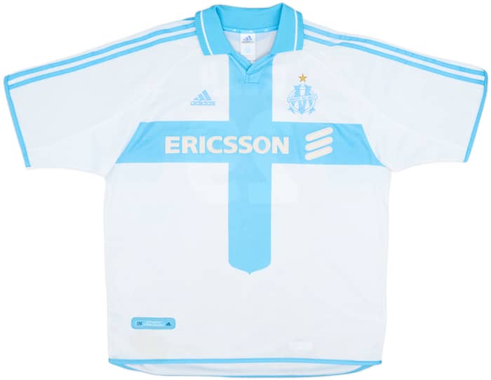 2000-01 Olympique Marseille Home Shirt Weah #29 - 5/10 - (XL)
