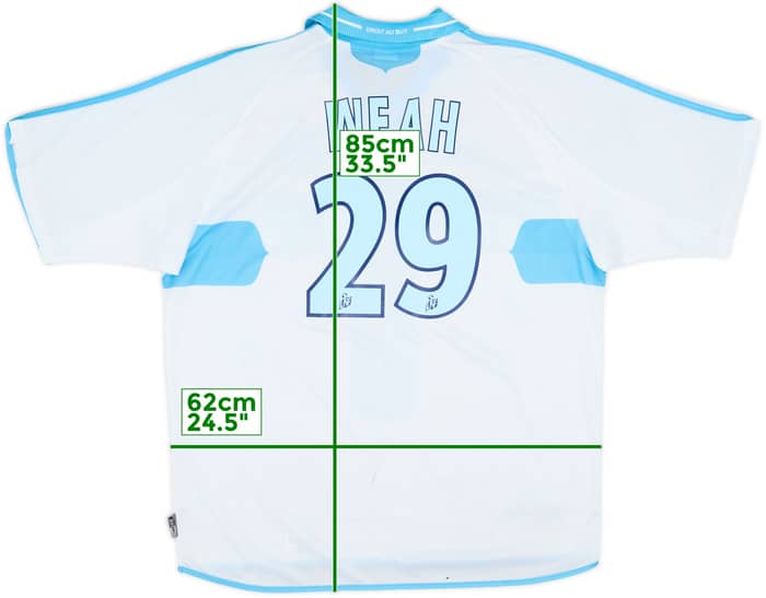 2000-01 Olympique Marseille Home Shirt Weah #29 - 5/10 - (XL)