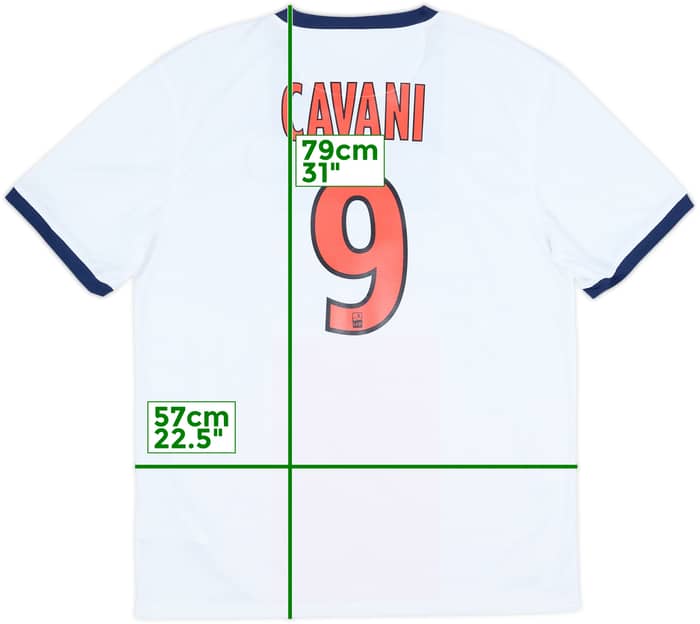 2013-14 Paris Saint-Germain Away Shirt Cavani #9 - 10/10 - (L)