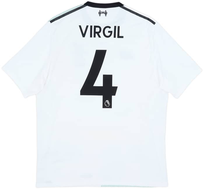 2017-18 Liverpool Away Shirt Virgil #4 - 7/10 - (M)