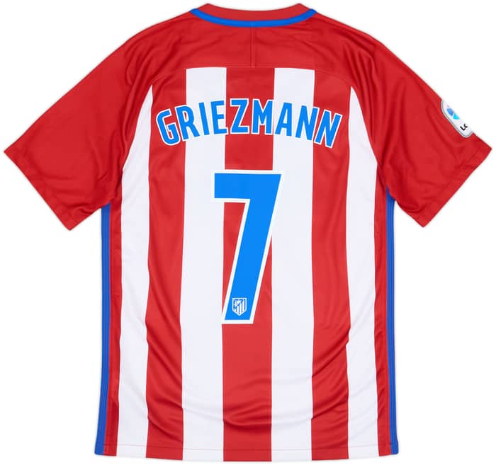 2016-17 Atletico Madrid Home Shirt Griezmann #7 - 8/10 - (S)