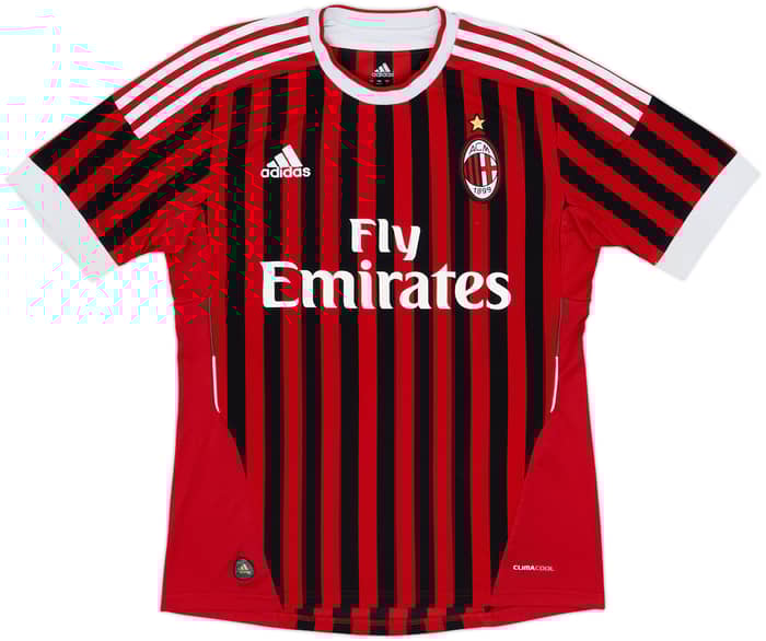 2011-12 AC Milan Home Shirt Ibrahimovic #11 - 5/10 - (S)