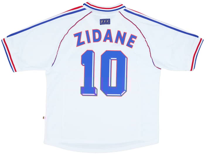 1998 France Away Shirt Zidane #10 - 8/10 - (XL)