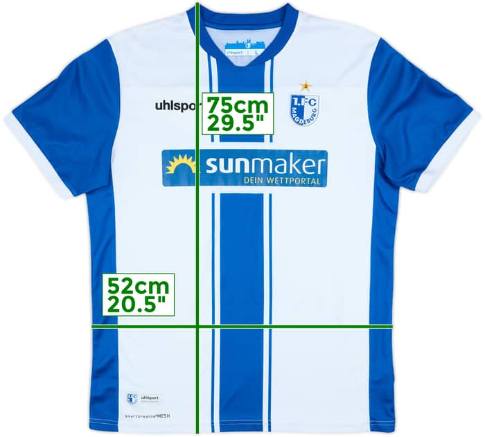 2020-21 FC Magdeburg Home Shirt - 7/10 - (L)