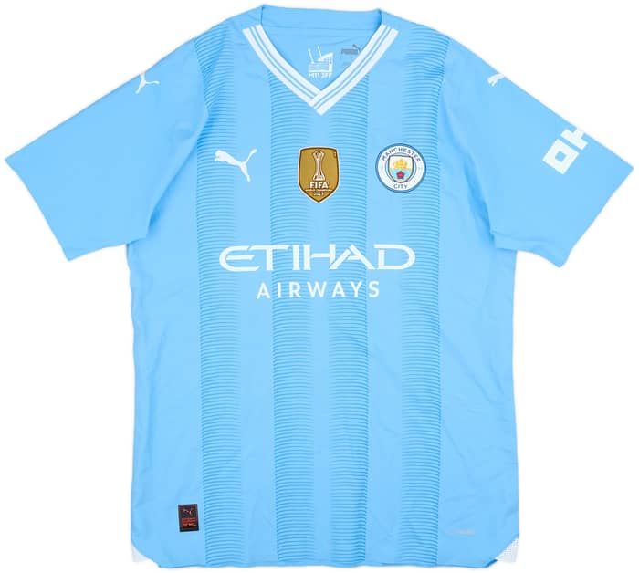 2023-24 Manchester City Authentic Home Shirt De Bruyne #17 - 8/10 - (L)