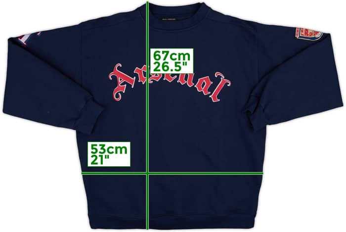 1995-96 Arsenal Nike Sweat Top - 10/10 - (M)