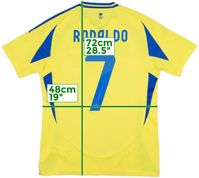2024-25 Al-Nassr Home Shirt Ronaldo #7 - 8/10 - (M)