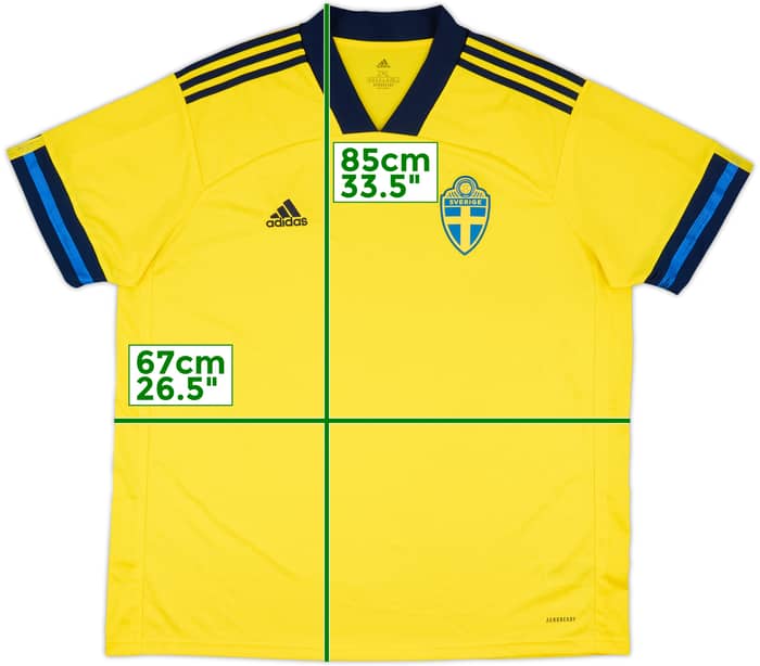 2020-21 Sweden Home Shirt - 10/10 - (XXL)