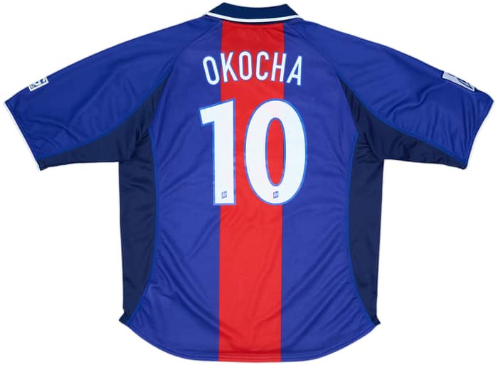 2000-01 Paris Saint-Germain Home Shirt Okocha #10 - 8/10 - (XL)