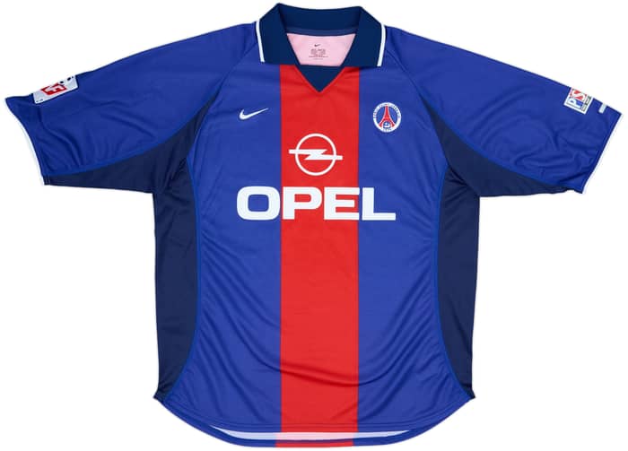 2000-01 Paris Saint-Germain Home Shirt Okocha #10 - 8/10 - (XL)