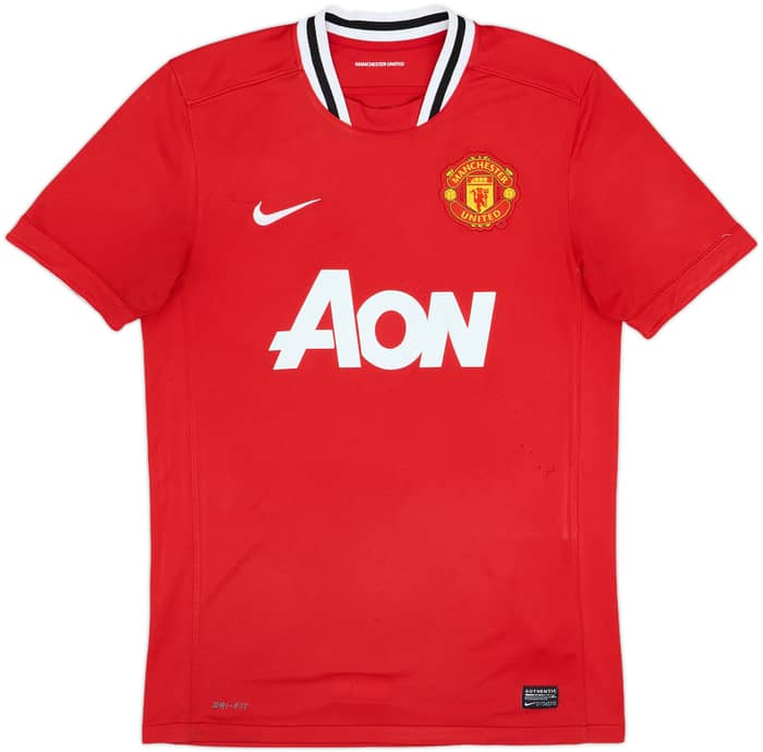 2011-12 Manchester United Home Shirt Anderson #8 - 6/10 - (M)