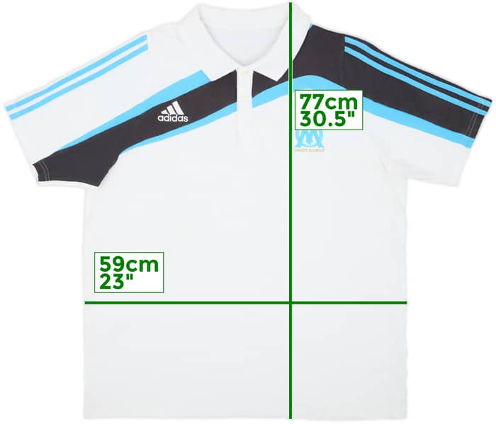2009-10 Marseille adidas Polo Shirt - 7/10 - (XL)