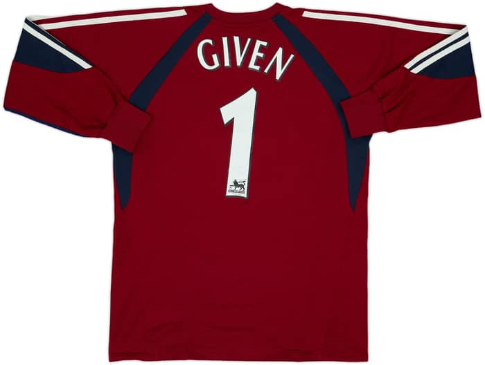 2003-04 Newcastle GK Shirt Given #1 - 7/10 - (XL.Boys)