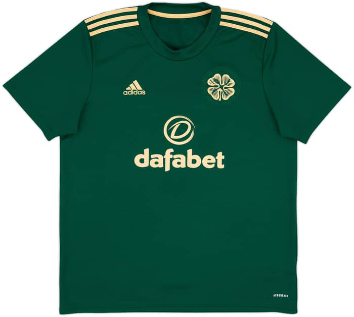 2021-22 Celtic Away Shirt #5 - 8/10 - (XL)