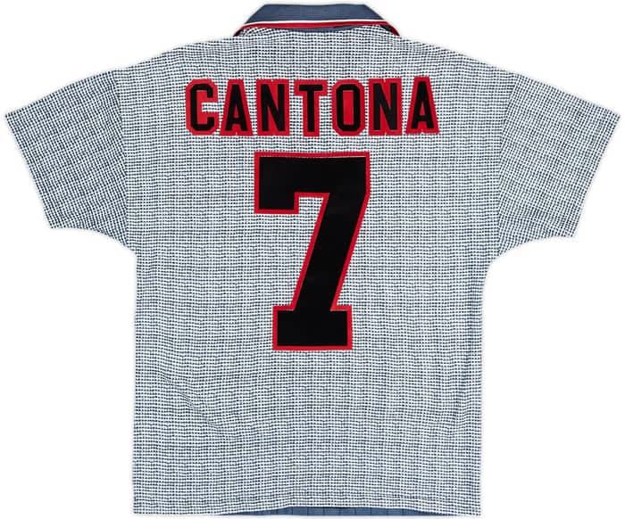 1995-96 Manchester United Away Shirt Cantona #7 - 7/10 - (Y)