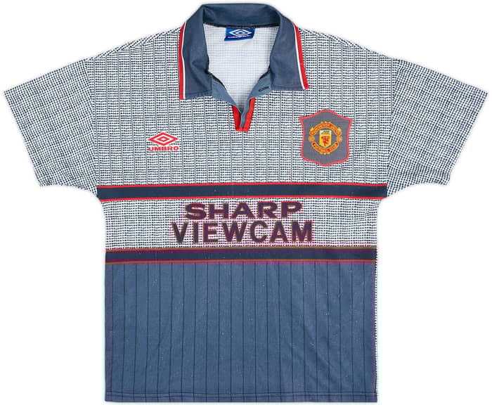 1995-96 Manchester United Away Shirt Cantona #7 - 7/10 - (Y)