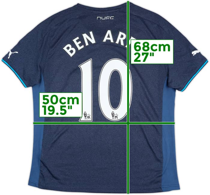 2013-14 Newcastle Away Shirt Ben Arfa #10 - 8/10 - (M)