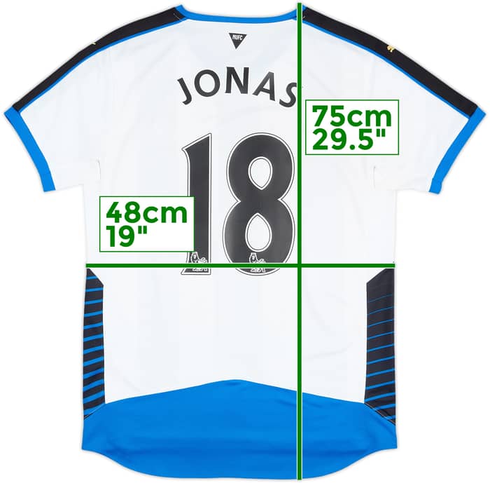 2015-16 Newcastle Home Shirt Jonas #18 - 8/10 - (M)