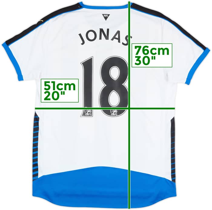 2015-16 Newcastle Home Shirt Jonas #18 - 7/10 - (L)