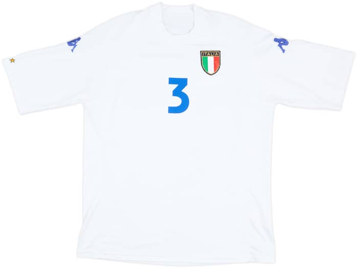 2000-01 Italy Away Shirt Maldini #3 - 8/10 - (XL)