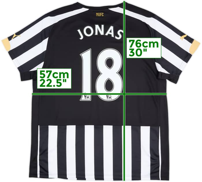 2014-15 Newcastle Home Shirt Jonas #18 - 8/10 - (L)