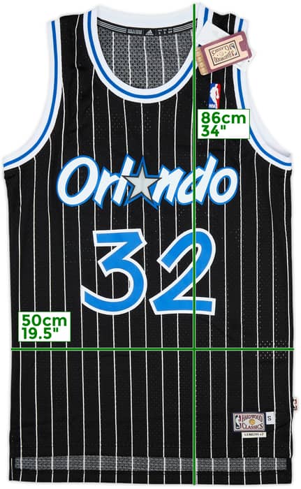 1992-93 Orlando Magic O'Neal #32 adidas Hardwood Classics Swingman Away Jersey (S)
