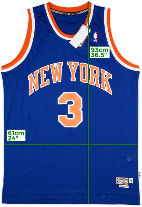 1990-91 New York Knicks Starks #3 adidas Hardwood Classics Swingman Away Jersey (XL)