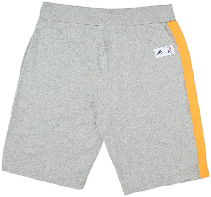 2013-14 LA Lakers adidas Travel Shorts (XXL)