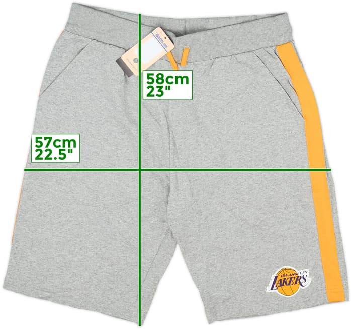 2013-14 LA Lakers adidas Travel Shorts (XXL)