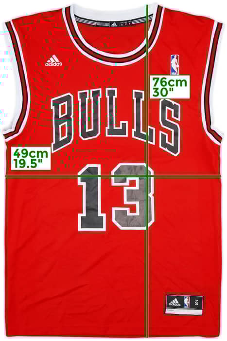 2010-14 Chicago Bulls Noah #13 adidas Away Jersey - 9/10 - (S)