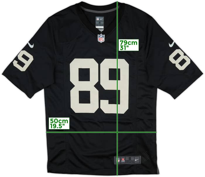 2015-18 Oakland Raiders Cooper #89 Nike Game Home Jersey - 9/10 - (S)
