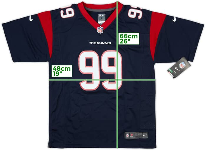 2012-20 Houston Texans Watt #99 Nike Game Home Jersey (L.Boys)