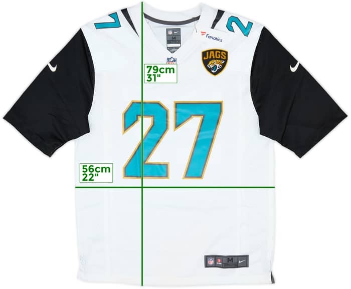 2017 Jacksonville Jaguars Fournette #27 Nike Game Away Jersey (M)