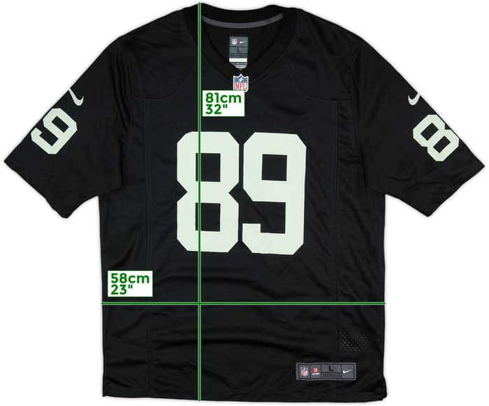 2015-18 Oakland Raiders Cooper #89 Nike Game Home Jersey (L)