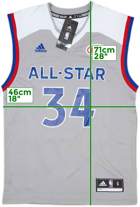 2017 NBA All-Star Game Antetokounmpo #34 adidas Jersey (S)