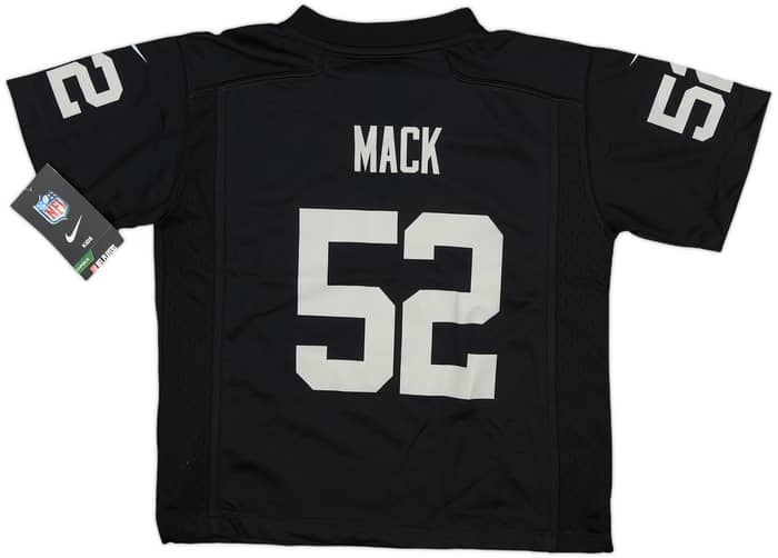 2014-17 Oakland Raiders Mack #52 Nike Game Home Jersey (S.Boys)