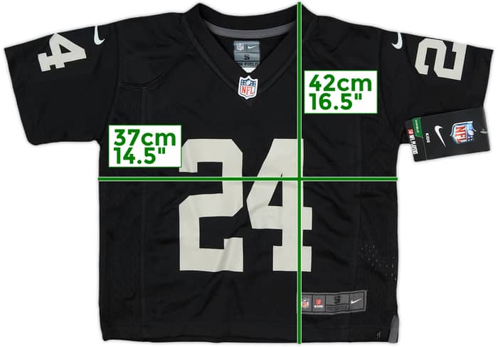 2017-18 Oakland Raiders Lynch #24 Nike Game Home Jersey (4-5 Years)