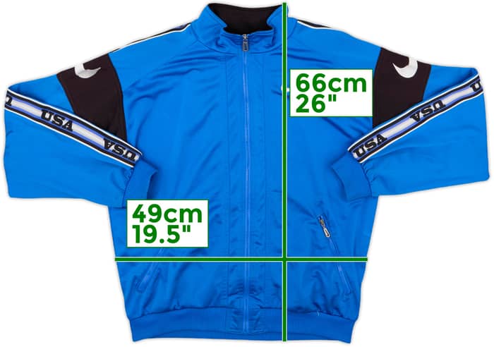 1996-98 USA Nike Track Jacket - 5/10 - (XL.Boys)