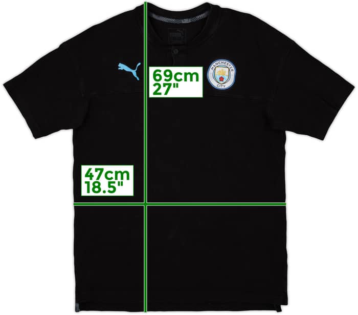 2019-20 Manchester City Puma Polo Shirt - 7/10 - (M)