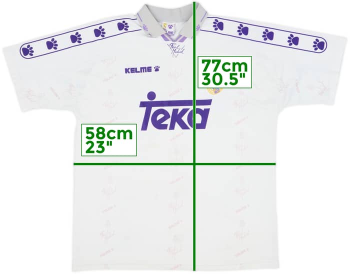 1994-96 Real Madrid Home Shirt - 7/10 - (L)
